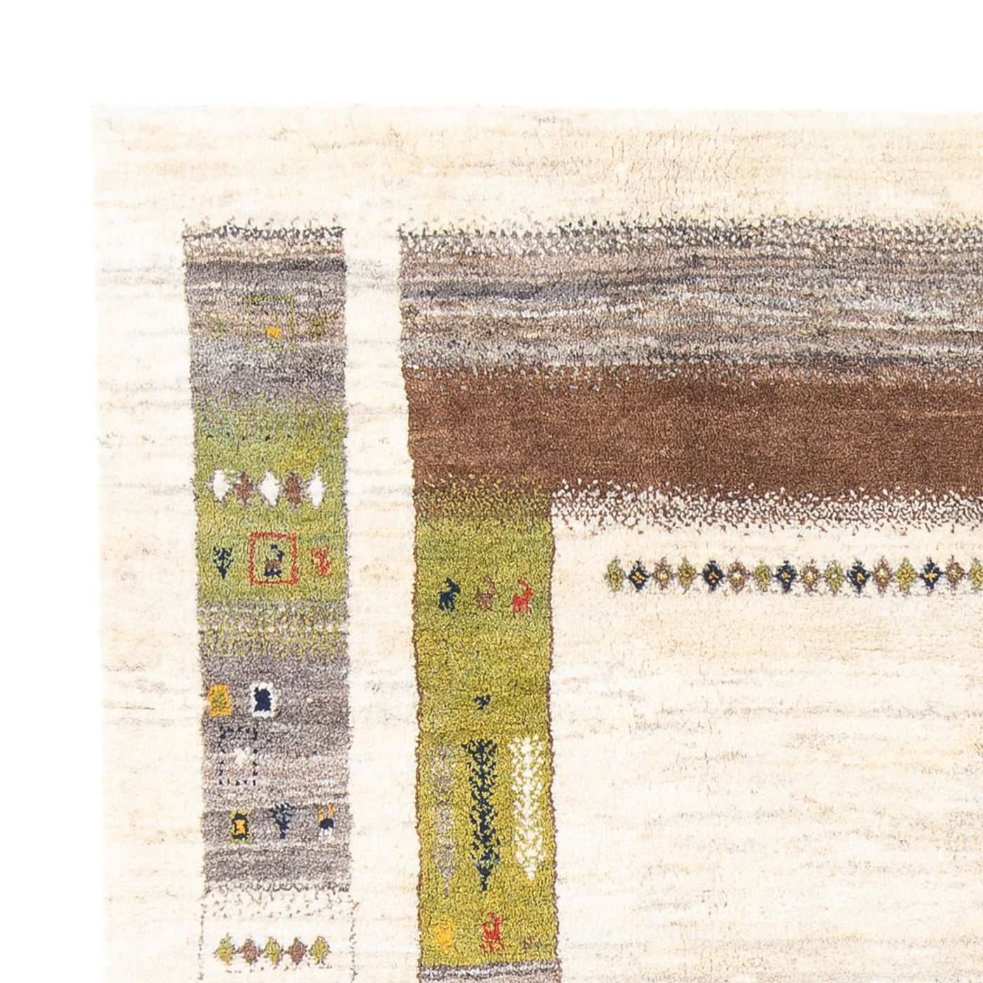 Persisk Gabbeh Teppe 245x200cm - Perserteppich Wollteppich