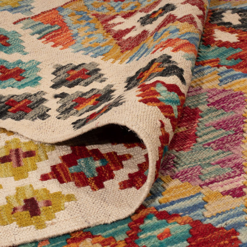 Kilim Maimana Teppe 197x150cm - Ullteppe