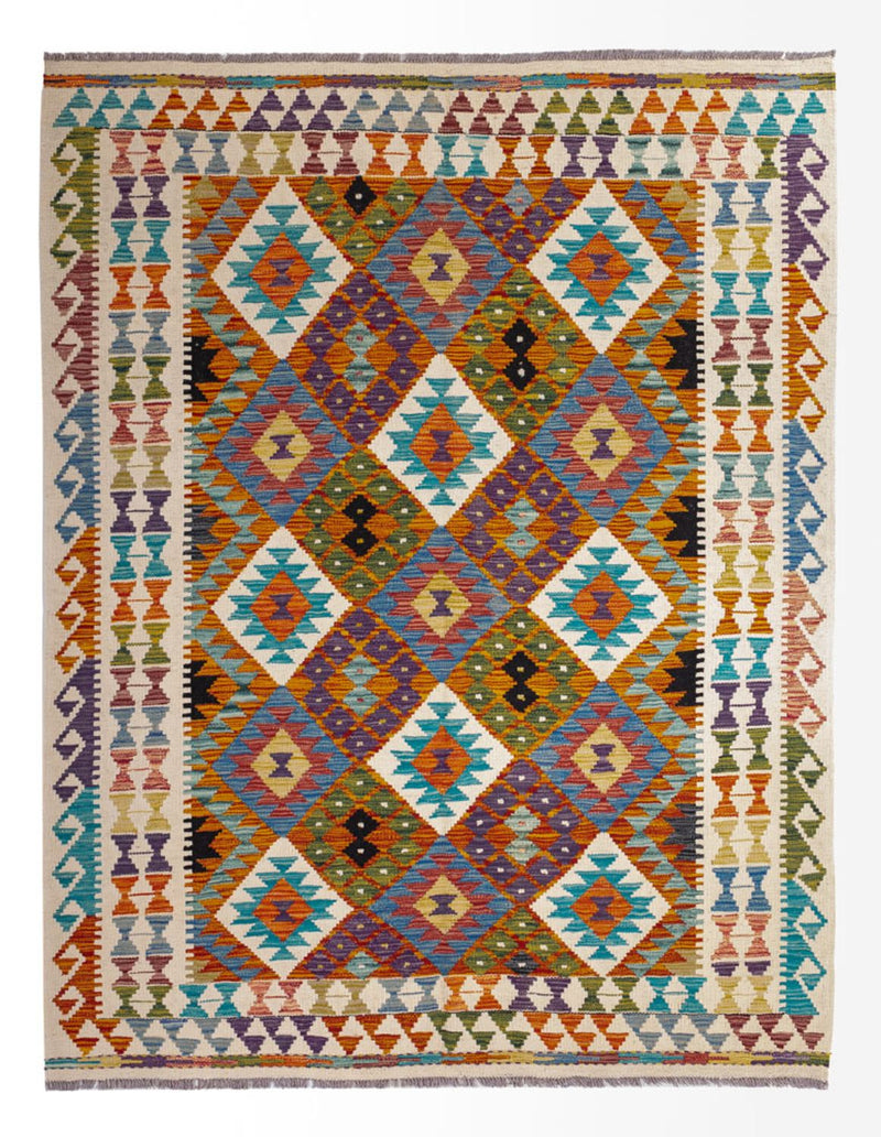 Kilim Maimana Teppe 196x150cm - Ullteppe
