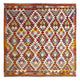 Kilim Maimana Teppe 152x152cm - Ullteppe
