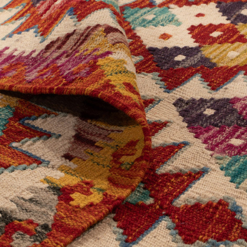 Kilim Maimana Teppe 152x152cm - Ullteppe