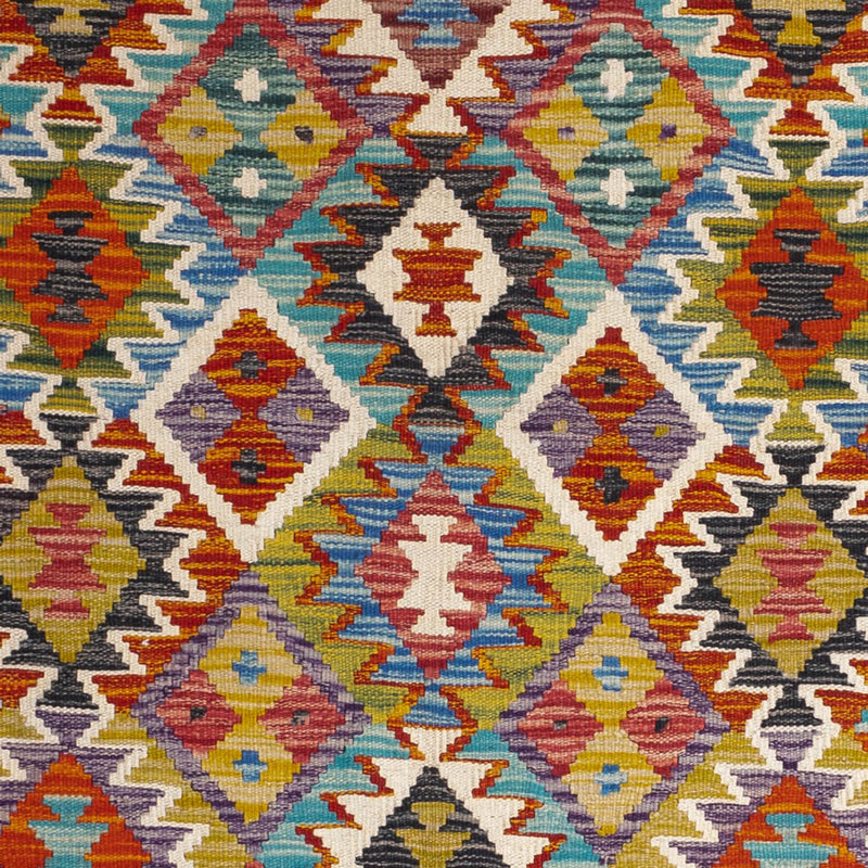 Kilim Maimana Teppe 154x154cm - Ullteppe