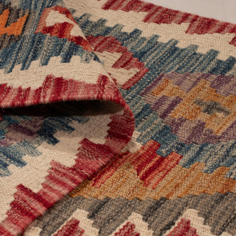 Kilim Maimana Teppe 243x79cm - Ullteppe