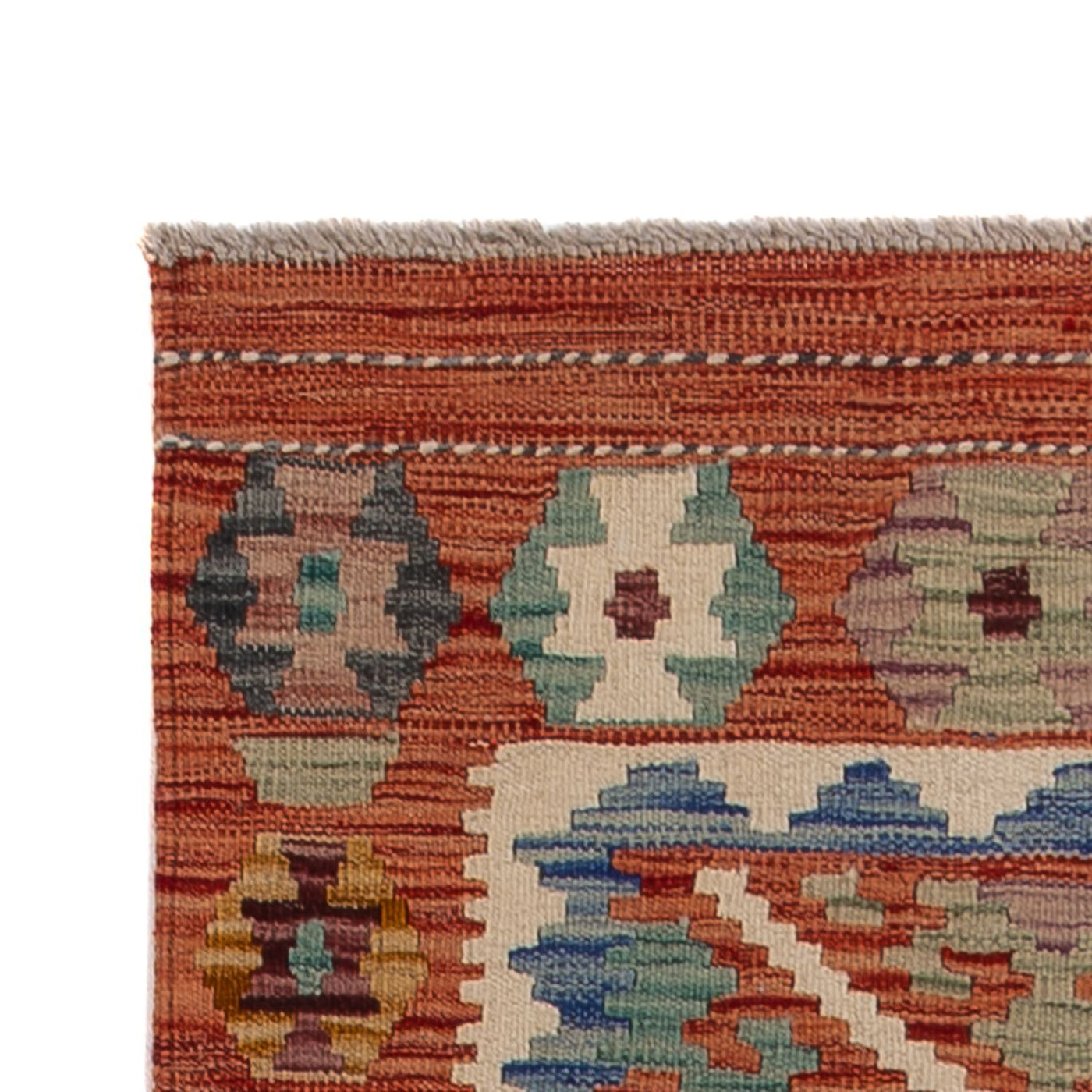 Kilim Maimana Teppe 246x76cm - Ullteppe