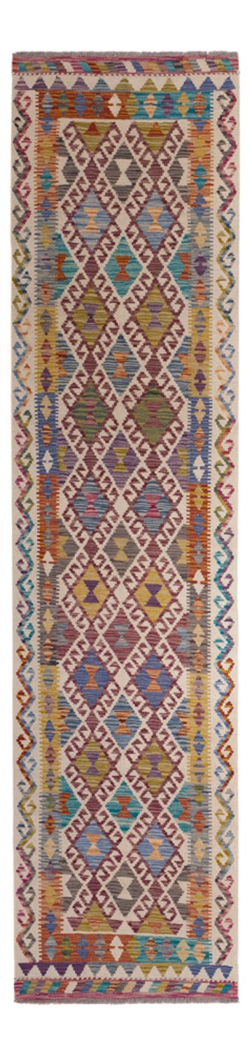 Kilim Maimana Teppe 301x79cm - Ullteppe
