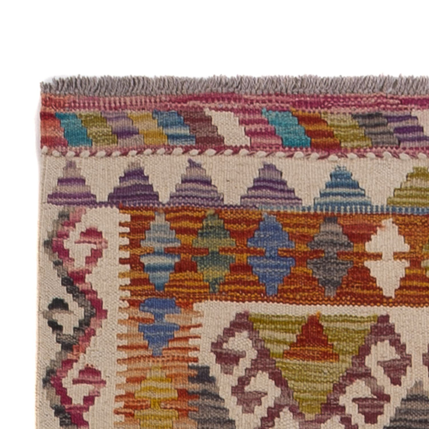 Kilim Maimana Teppe 301x79cm - Ullteppe