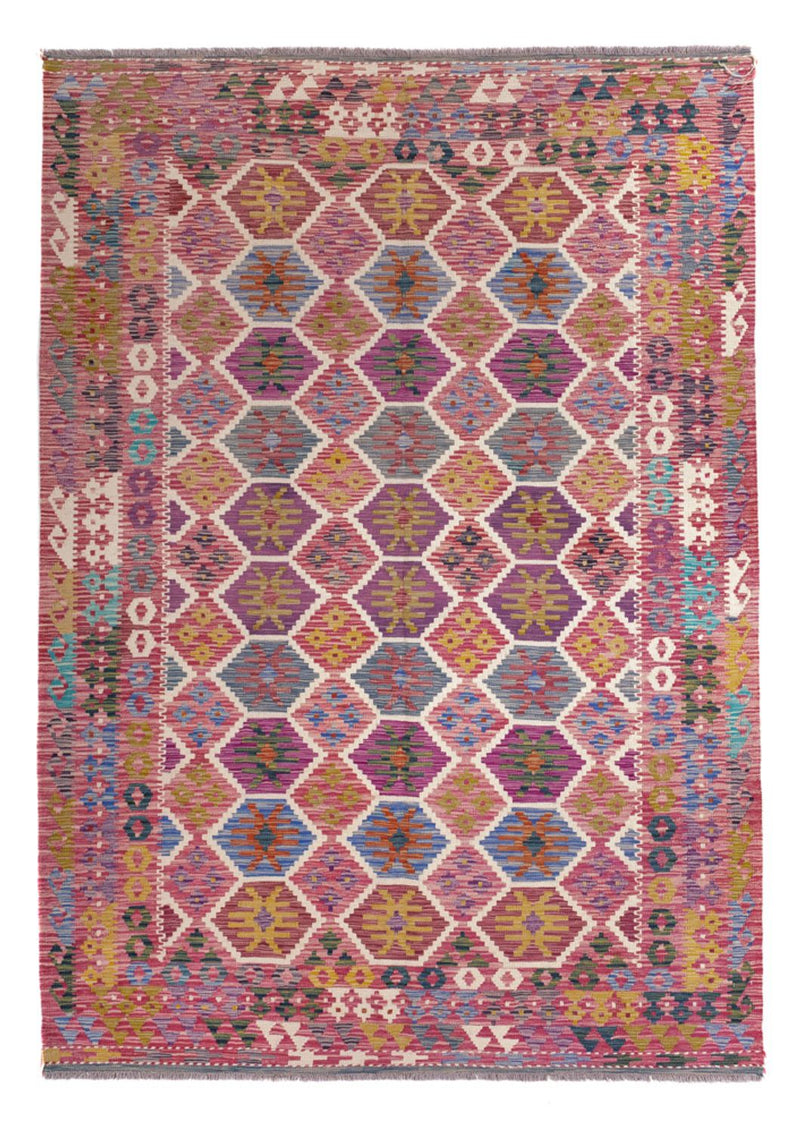 Kilim Maimana Teppe 254x177cm - Ullteppe