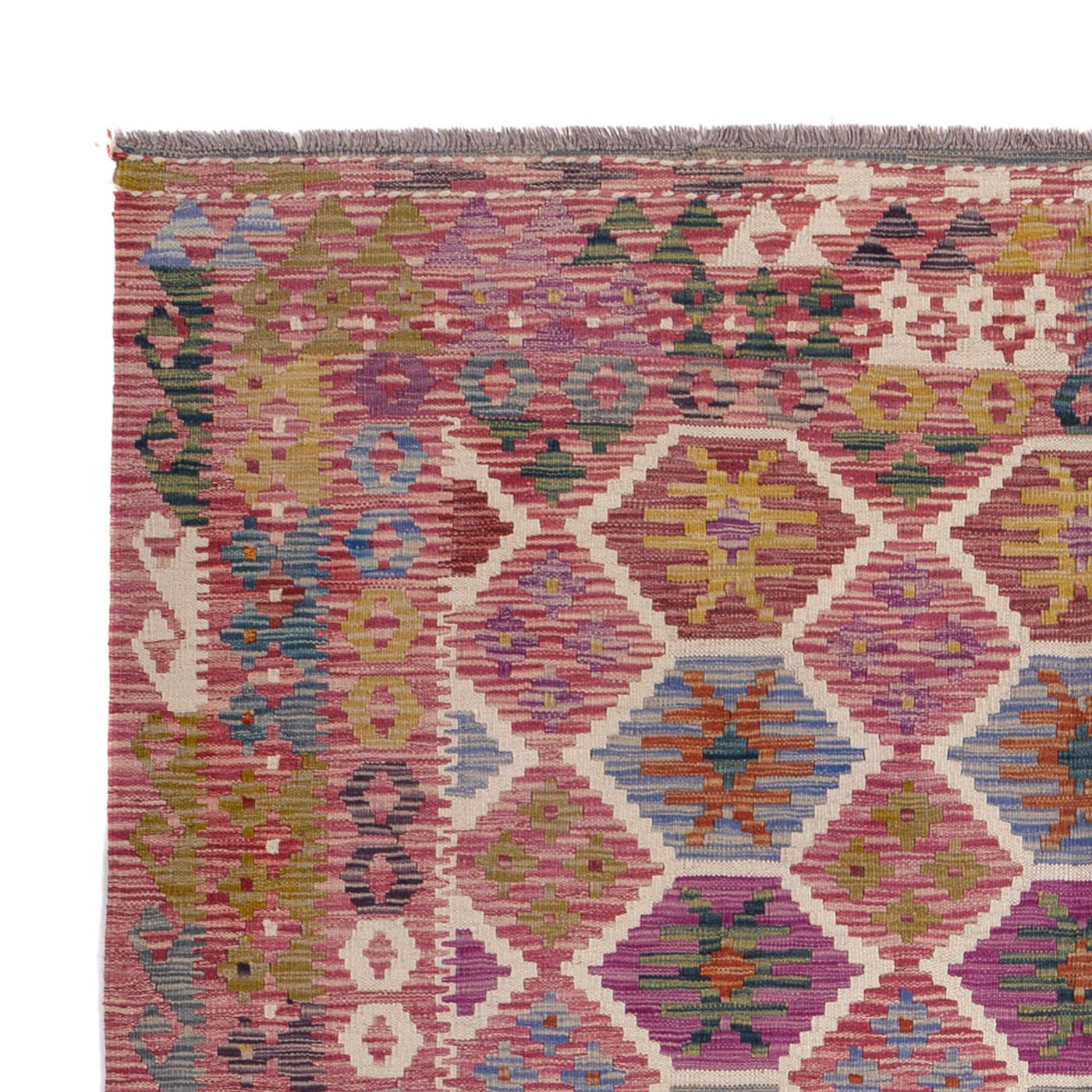 Kilim Maimana Teppe 254x177cm - Ullteppe