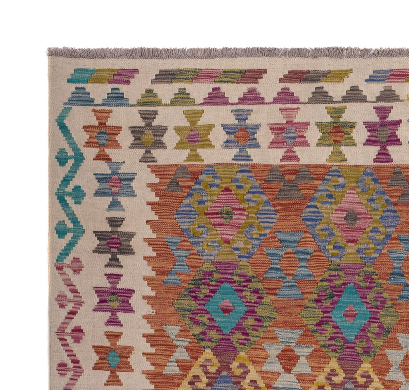 Kilim Maimana Teppe 253x203cm - Ullteppe