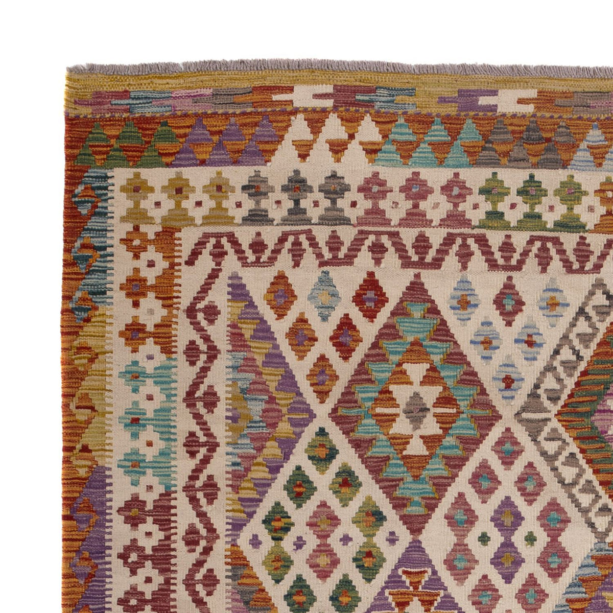 Kilim Maimana Teppe 201x243cm - Ullteppe