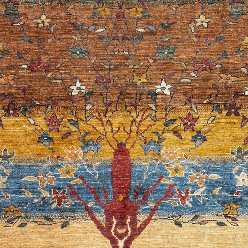 Gabbeh teppe - Loribaft persisk teppe - 193 x 158 cm - flerfarget