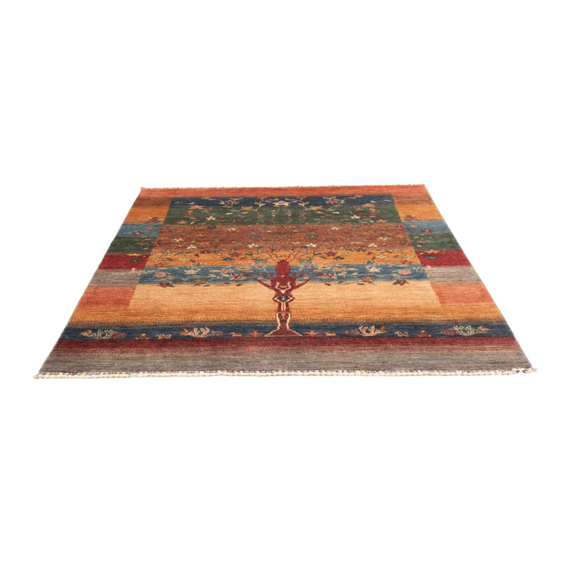 Gabbeh teppe - Loribaft persisk teppe - 193 x 158 cm - flerfarget