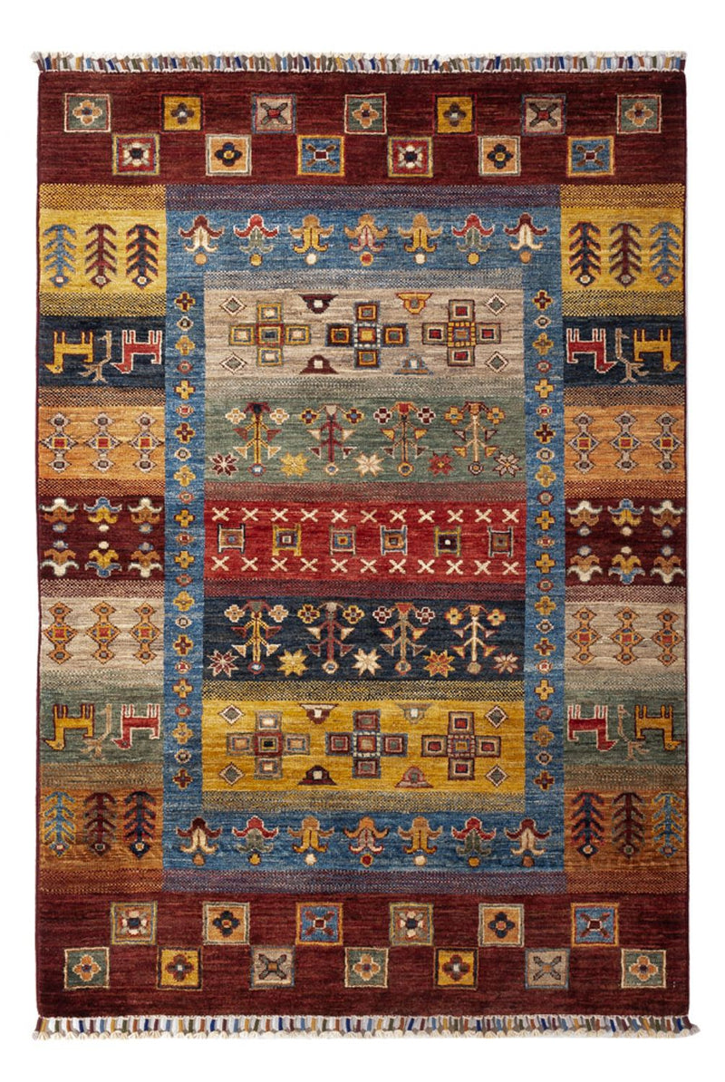 Loribaft Teppe 105x148cm - Perserteppich Wollteppich
