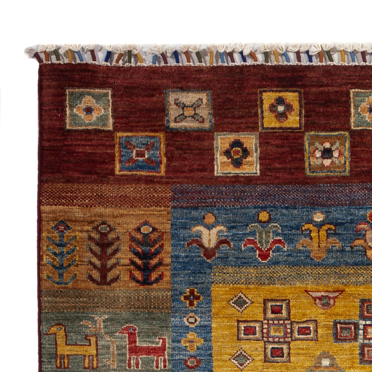 Loribaft Teppe 105x143cm - Perserteppich Wollteppich