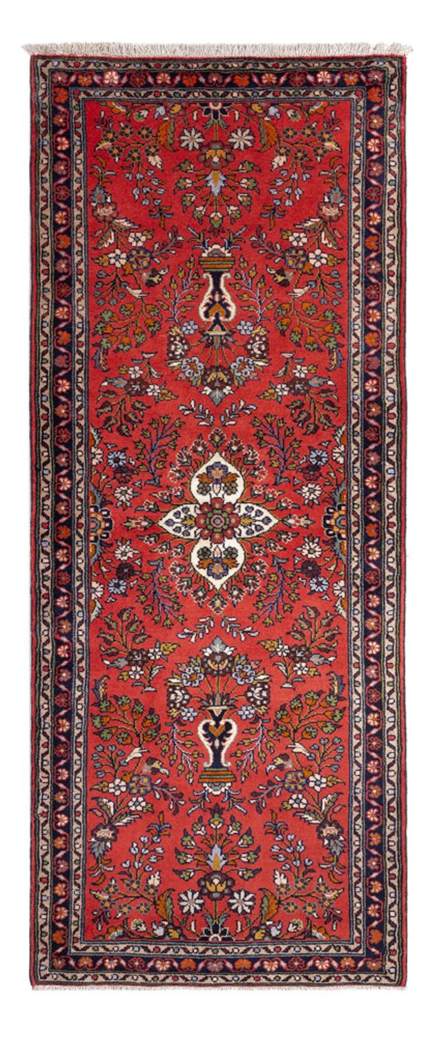 Løper Persisk teppe - Nomadisk - 210 x 80 cm - rød