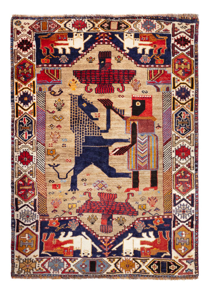 Qashqai Teppe 113x157cm - Persisk teppe