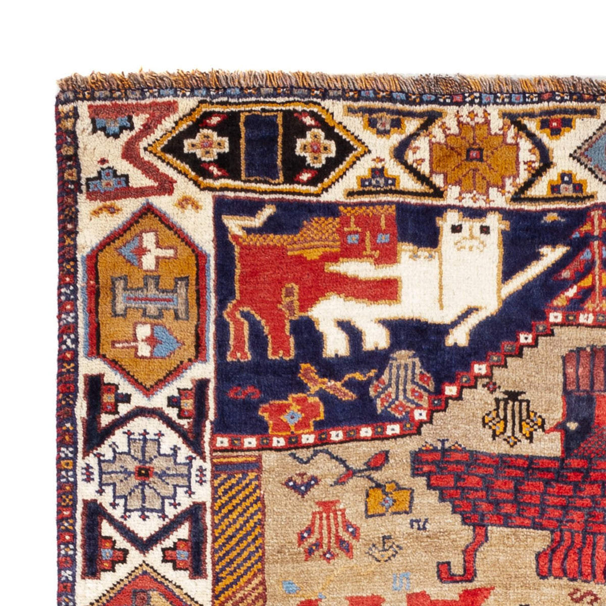 Qashqai Teppe 113x157cm - Persisk teppe