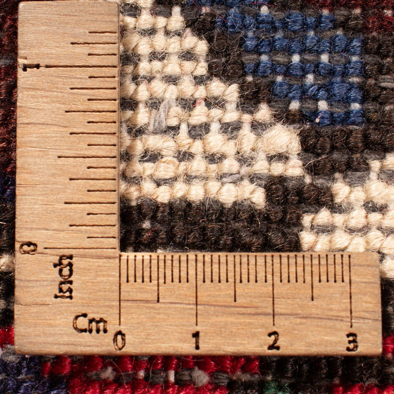 Persisk teppe - Nomadisk - 318 x 210 cm - mørk rød