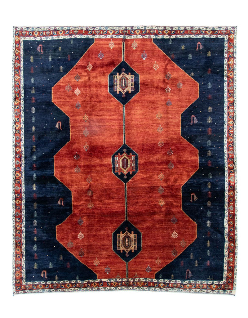 Qashqai Teppe 292x259cm - Persisk teppe