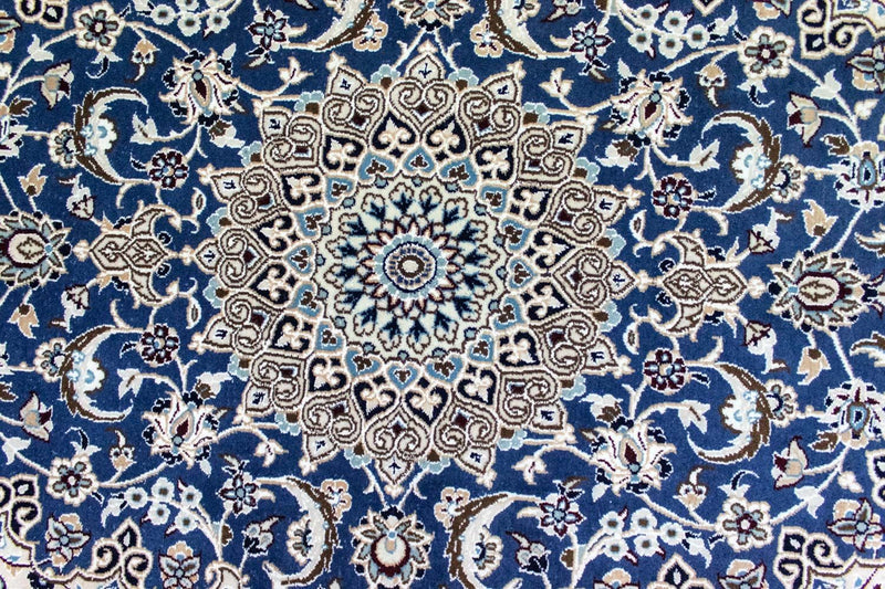 Persisk teppe - Nain - 135 x 89 cm - blå