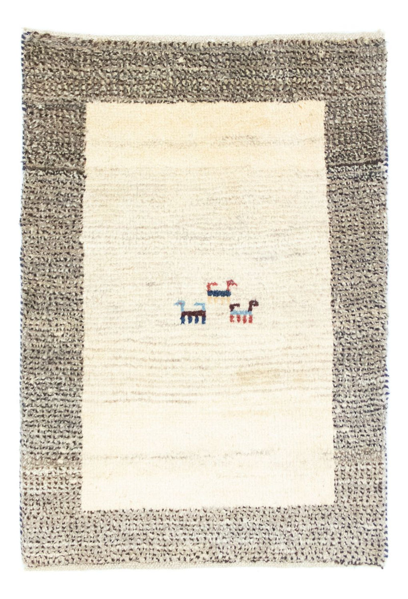 Persisk Gabbeh Teppe 84x59cm - Perserteppich Wollteppich