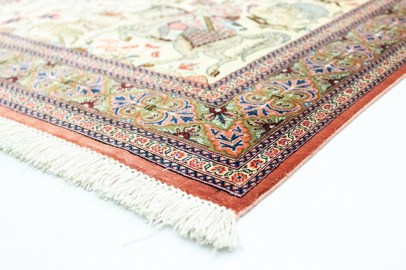 Qom silke Teppe 77x121cm - Persisk teppe
