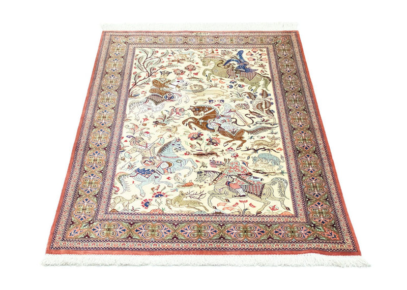Qom silke Teppe 77x121cm - Persisk teppe