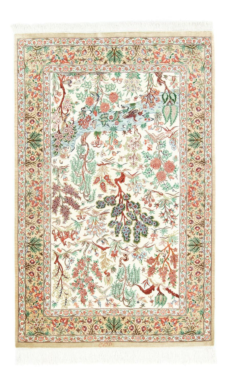 Qom silke Teppe 122x80cm - Persisk teppe