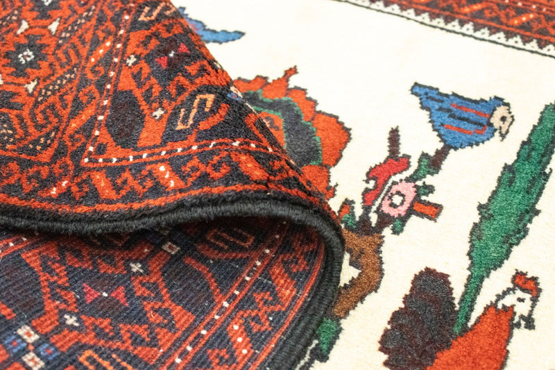 Balutsj-teppe - 157 x 90 cm - oransje