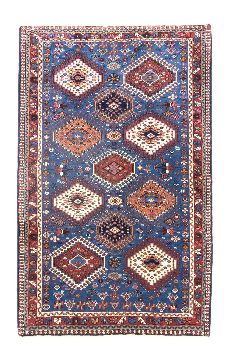 Persisk teppe - Nomadisk - 130 x 80 cm - blå