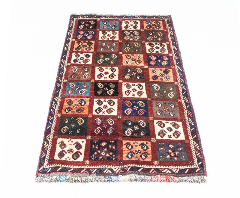 Persisk teppe - Nomadisk - 146 x 77 cm - flerfarget