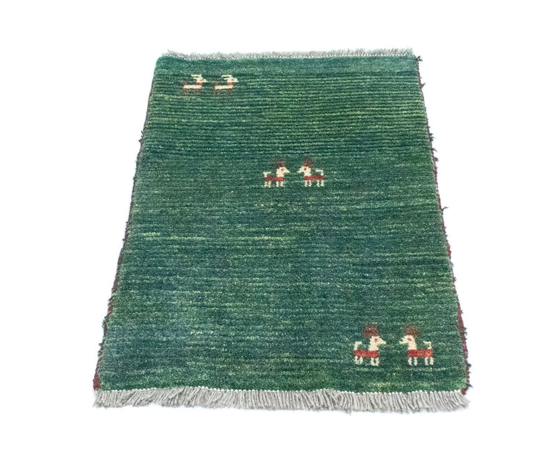 Persisk Gabbeh Teppe 90x60cm - Perserteppich Wollteppich