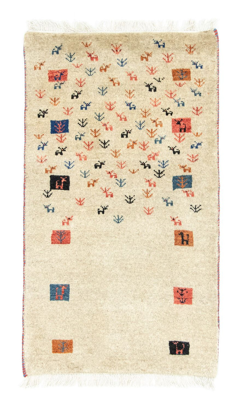Persisk Gabbeh Teppe 128x73cm - Perserteppich Wollteppich