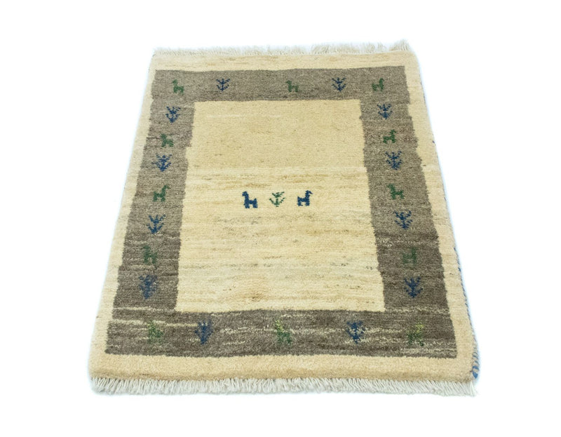 Persisk Gabbeh Teppe 88x67cm - Perserteppich Wollteppich