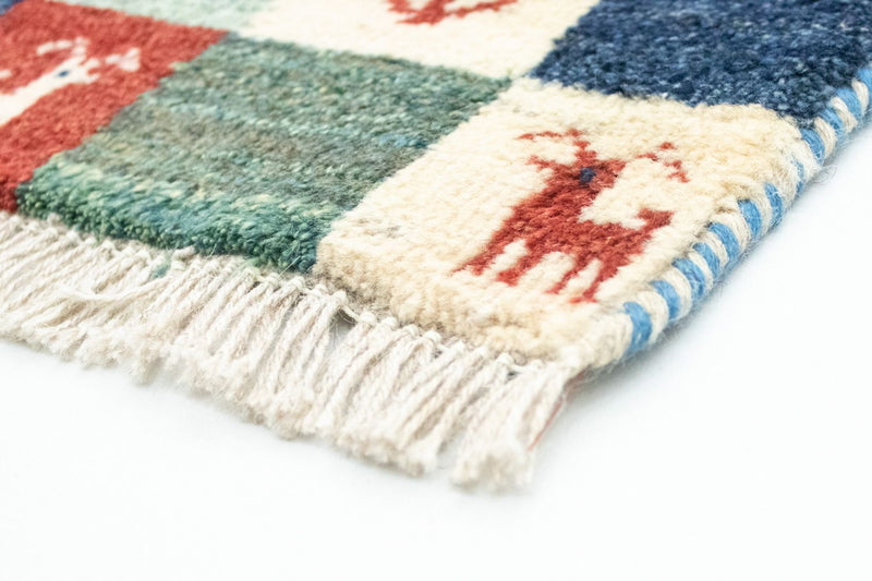 Persisk Gabbeh Teppe 60x40cm - Perserteppich Wollteppich