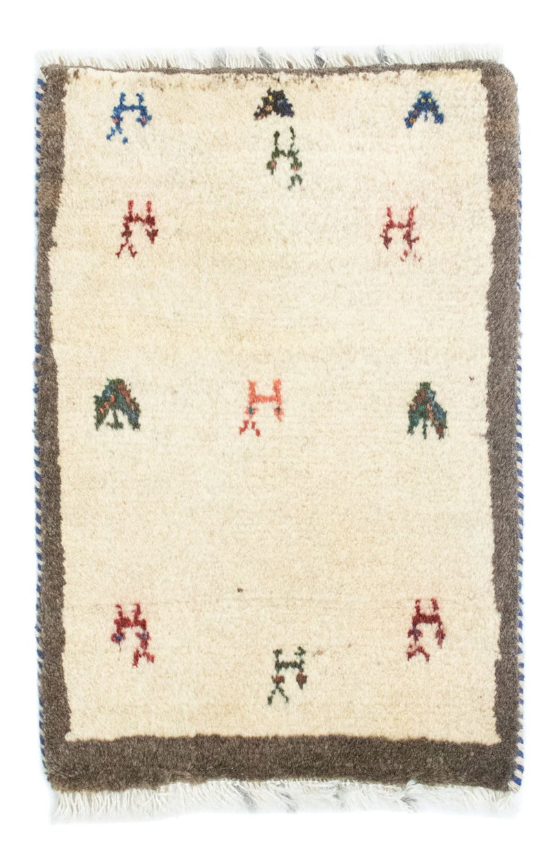 Persisk Gabbeh Teppe 60x40cm - Perserteppich Wollteppich