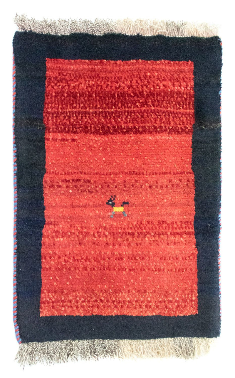 Persisk Gabbeh Teppe 60x40cm - Perserteppich Wollteppich