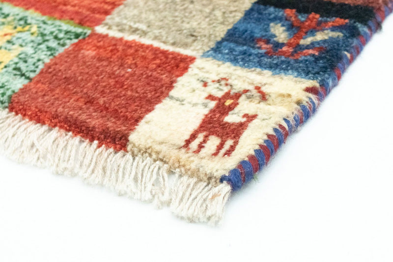 Persisk Gabbeh Teppe 60x40cm - Perserteppich Wollteppich