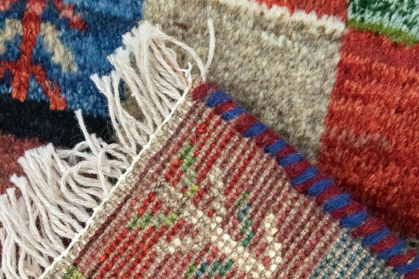 Persisk Gabbeh Teppe 60x40cm - Perserteppich Wollteppich