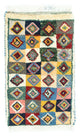 Persisk Gabbeh Teppe 60x40cm - Perserteppich Wollteppich