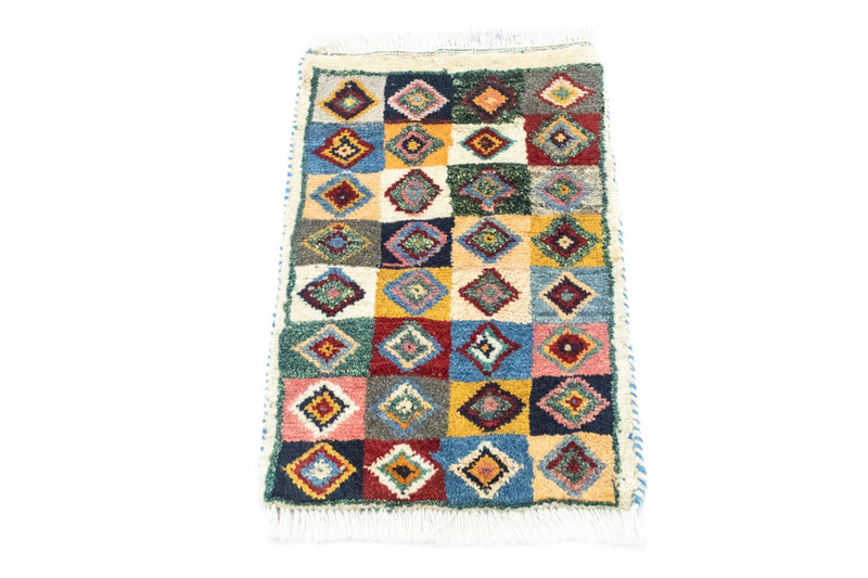 Persisk Gabbeh Teppe 60x40cm - Perserteppich Wollteppich