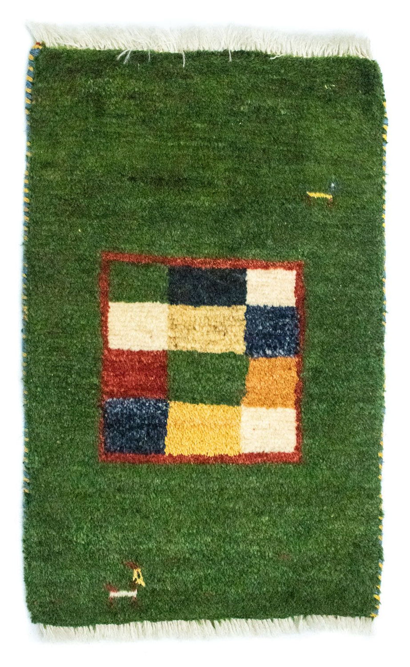 Persisk Gabbeh Teppe 60x40cm - Perserteppich Wollteppich