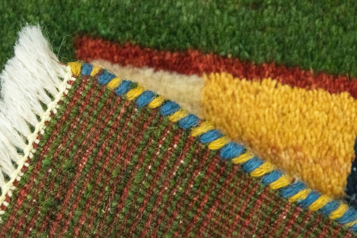 Persisk Gabbeh Teppe 60x40cm - Perserteppich Wollteppich