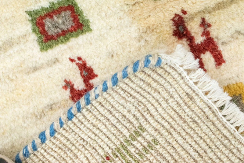 Persisk Gabbeh Teppe 60x40cm - Perserteppich Wollteppich