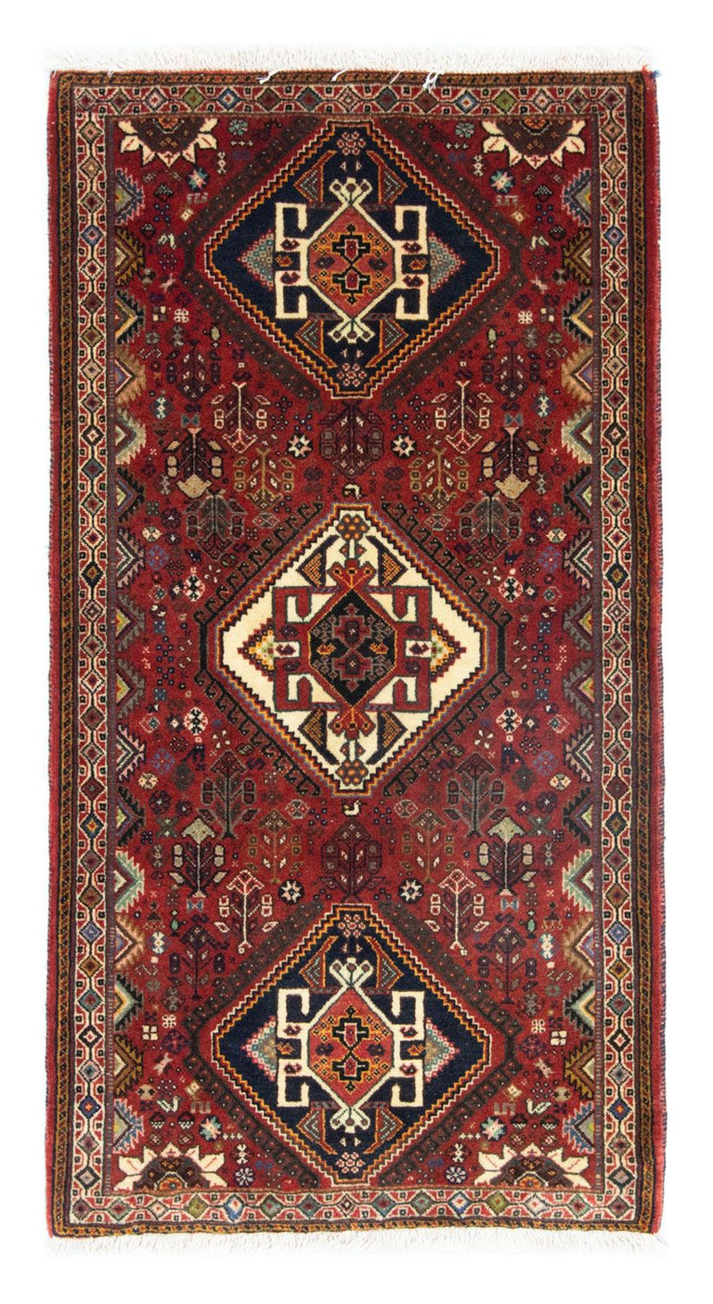 Persisk teppe - Nomadisk - 147 x 75 cm - rød