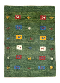 Persisk Gabbeh Teppe 128x92cm - Perserteppich Wollteppich – product image