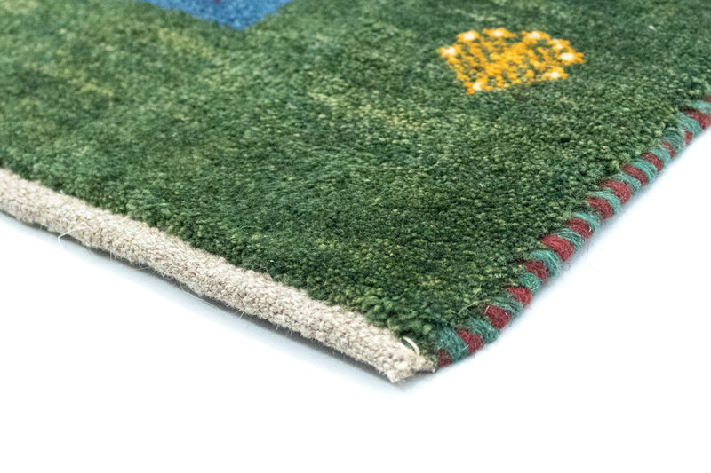Persisk Gabbeh Teppe 128x92cm - Perserteppich Wollteppich