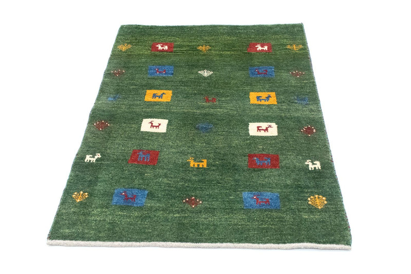 Persisk Gabbeh Teppe 128x92cm - Perserteppich Wollteppich