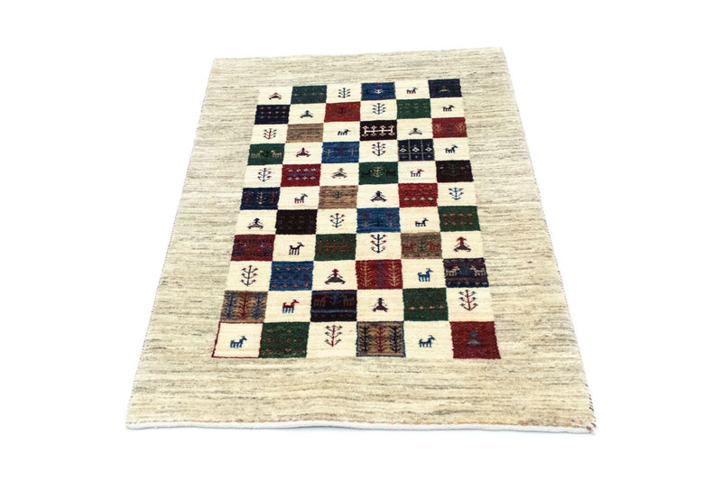 Loribaft Teppe 124x83cm - Perserteppich Wollteppich