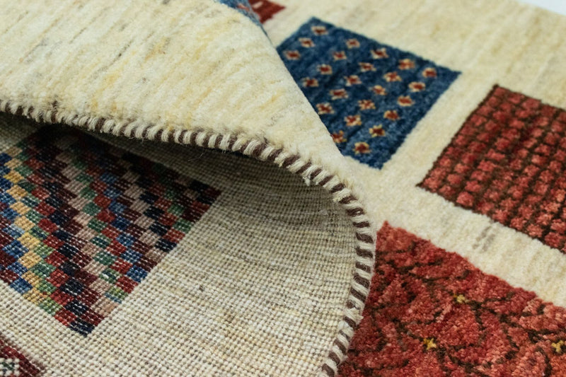 Loribaft Teppe 132x86cm - Perserteppich Wollteppich